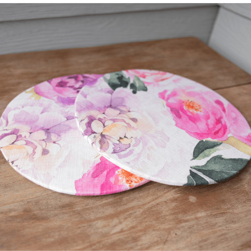 Peony Colour Round Placemat
